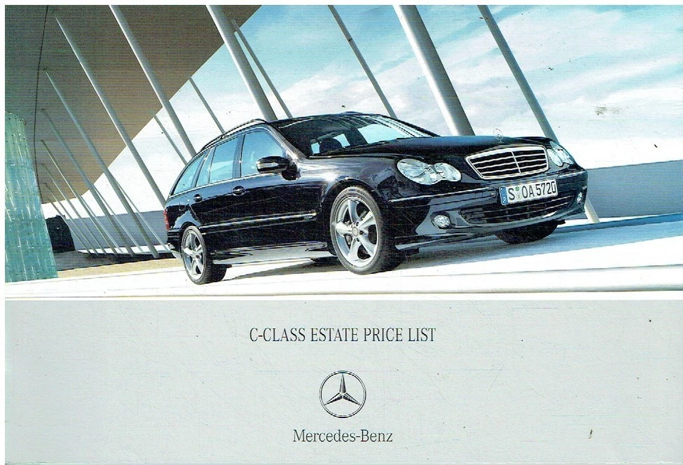 MERCEDES BENZ C180/200K C230 C280 C350 C200/220/320CDI ESTATE 2007 REINO UNIDO LISTA DE PRECIOS Foto 1 de 1