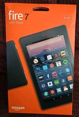 Amazon Fire 7 (7th Generation) 8GB, Wi-Fi, 7" Tablet - Black - Image 1 of 2