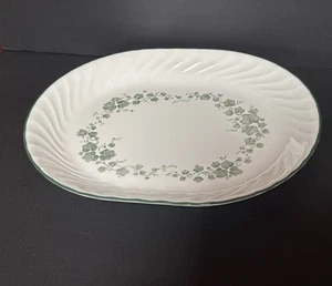 "Corelle Callaway verde hiedra remolino ovalado para servir 12"" X 10""" - Imagen 1 de 2