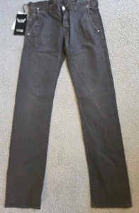 Care Label Slack 352 Selvage Jeans Licorice Colo Denim EU Größe 33x34 NEU! - Bild 1 von 5