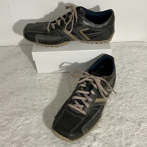Skechers Talus Charcoal Leather Oxford Driving Walking Shoes Men’s Size 13 - Picture 1 of 10