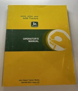 John Deere 4050 4250 4450 Traktoren Betriebsanleitung OMRW16851 Ausgabe G2 - Bild 1 von 9
