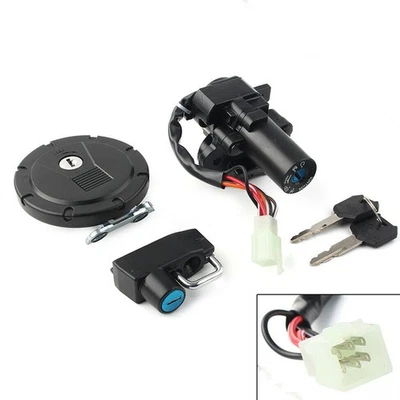 Ignition Set Kawasaki KLX250S Swtich KL250 Lock For 78-20 KLX250SF 27045-5383 Foto 1 de 4