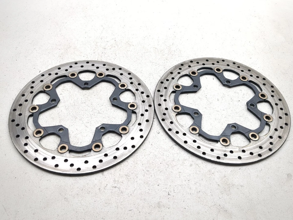 Rotores de freno de disco delanteros 08-18 Suzuki Hayabusa GSX1300R Foto 1 de 4