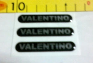 Logo Fries mit Namen aus Resin 3 Stück VALENTINO - Bild 1 von 1