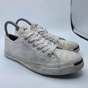 Converse Jack Purcell Damen Größe 7 Weiß Sneaker Schuhe Freizeit Outdoor 146430C - Bild 1 von 13