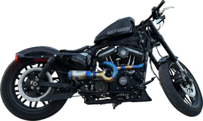 Custom Exhaust System Harley Davidson Sportster Forty Eight Iron 883 1200 2 in 1 - Изображение 1 из 4