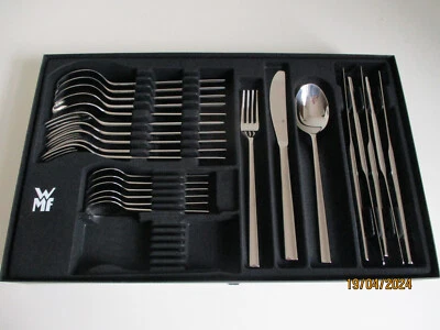 WMF SONIC BESTECKSET 24-TEILIG CROMARGAN PROTECT EDELSTAHL POLIERT - Bild 1 von 3