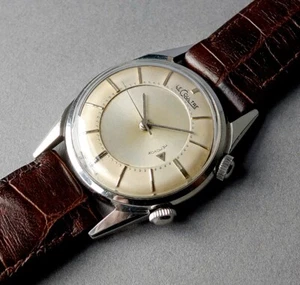 JAEGER LECOULTRE MEMOVOX Stainless Steel Vintage Alarm Watch 1964 - Picture 1 of 9