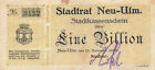 Neu-Ulm - Stadtrat - 1 Billion Mark - RS Stempel