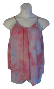 Costume da bagno Beachsissi NUOVO XL rosa blu tie dye tankini 2 pezzi nuovo con etichetta - Foto 1 di 3