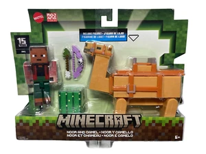 Juego de figuras de lujo Mattel Minecraft Noor y Camel Catus 2024 - Imagen 1 de 3