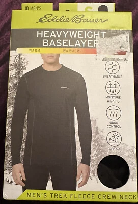 Eddie Bauer Heat-Control Heavyweight Base Layer Top-Long Sleeve Men Small: 36-38 - Image 1 of 4