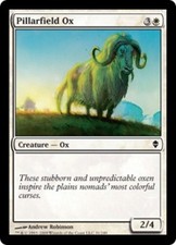1x Pillarfield Ox - Foil MTG Zendikar NM Magic Foil