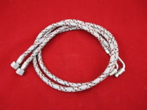 2 x Ölbrennerschlauch Ölbrennerschläuche 1,0 m 3/8" x Bogen 90° 1/4" Öl Brenner - Bild 1 von 6