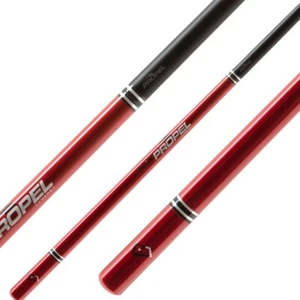 TACO DE SALTO CUETEC PROPEL ROJO RUBÍ 13,9 MM PUNTA KINTROL EJE DE CARBONO SE ENVÍA GRATIS - Imagen 1 de 12