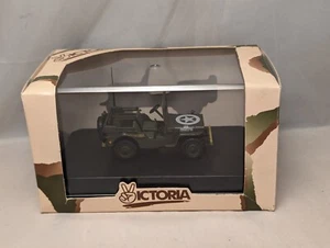 VICTORIA 1/43 WW2 Willys Jeep Military Police US ARMY BOXED SEALED - Picture 1 of 6