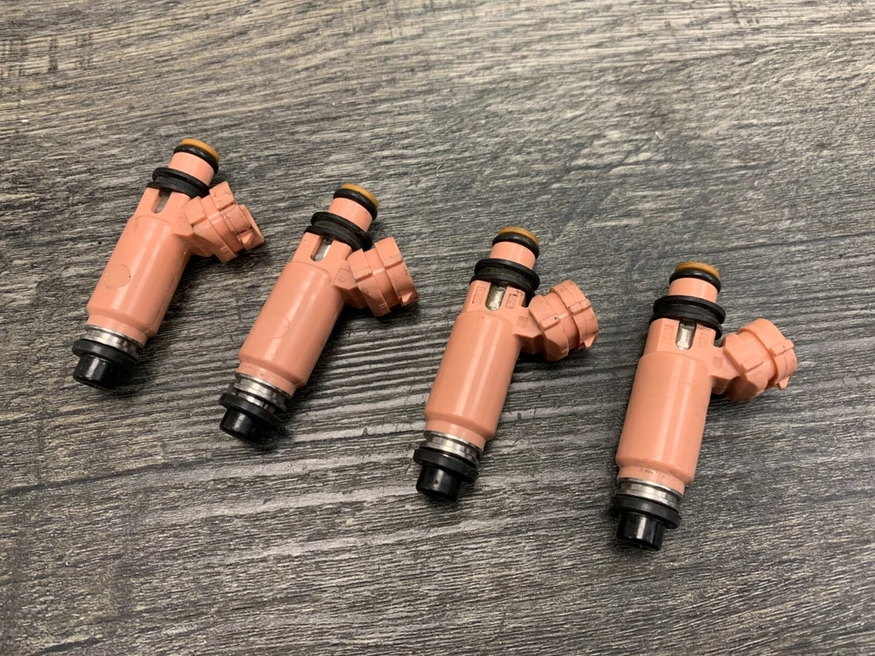 Honda 2003 2004 CBR600RR OEM Fuel Injectors x4 16450-MEE-003 * - Image 1 of 3