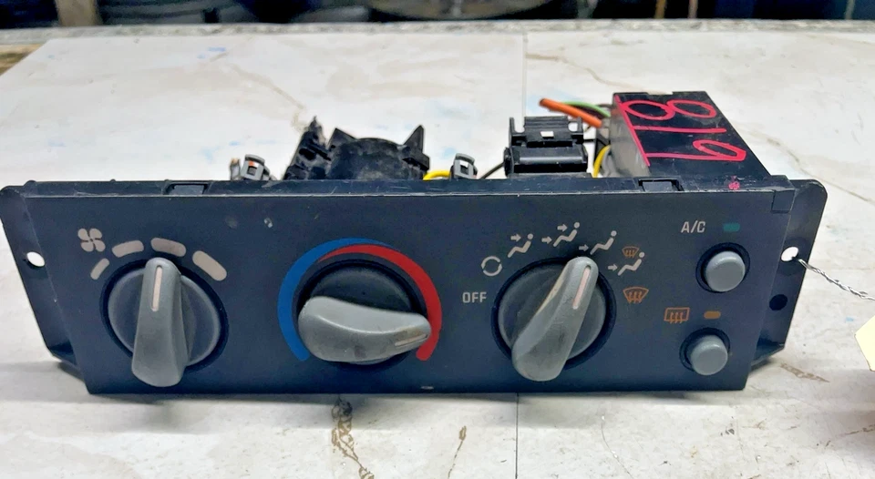 1998-1999 PONTIAC SUNFIRE Aquecedor A/C Controle Clima Controle de Temperatura OEM - Imagem 1 de 4
