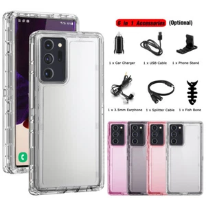 For Samsung Galaxy Note 20/20 Ultra 5G Phone Case Clear Hard Cover / Accessories - Picture 1 of 36