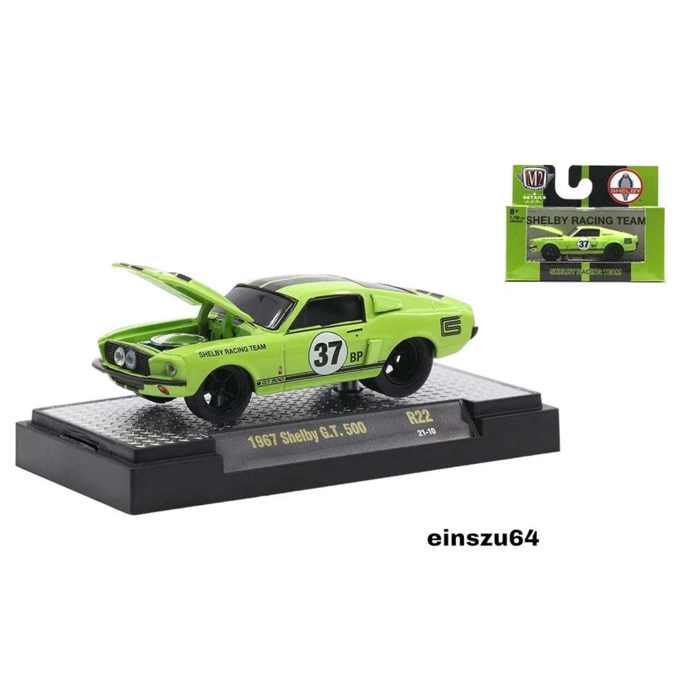 M2 Machines - Ground Punders 22 - 1967 Shelby G.T.500, grabber lime - R22-21-10 - Bild 1 von 1