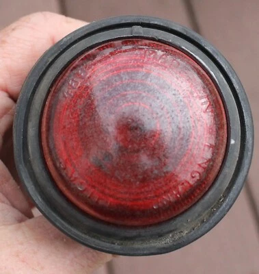 Lámpara trasera de vidrio rojo Lucas 488 Austin, Morris Minor Foto 1 de 4