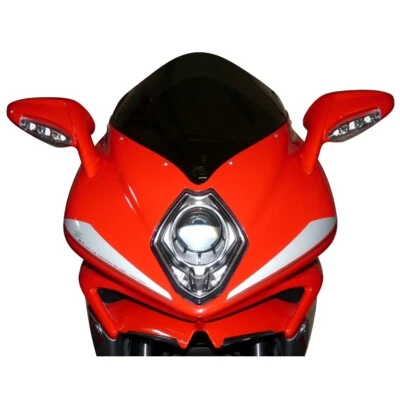 CUPOLINO FABBRI FUME SCURO DOUBLE BUBBLE MV AGUSTA 1000 F4 S 2010-2012 Foto 1 de 3