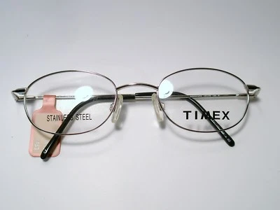 Nuevo marco de metal de acero inoxidable Timex T303 para hombre plateado 48-20-130 Foto 1 de 3