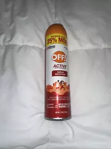 OFF! Active Sweat Resistant Insect Repellent  25% Bonus Size - Picture 1 of 1