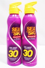 Sea & Ski 2Pack Beyond Uv Spf30 Dri-Mist Sunscreen with Ir-Guard 6oz each Citrus