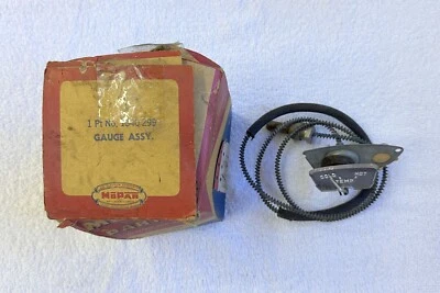Medidor de temperatura MoPar NOS 1950 Chrysler TEMP Windsor Royal New Yorker T&C 50 - Imagem 1 de 4