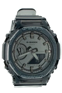 Casio G-Shock Analog-Digital Metallic Translucent Gray Watch GMAS2100SK-1A - Picture 1 of 7
