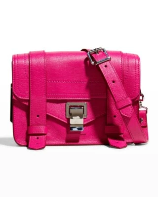 Hermoso! Bolso Cartera Proenza Schouler PS1 Mini Luxe Cuero Fucsia Foto 1 de 4