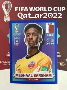 PEGATINA MESHAAL BARSHAM, EQUIPO QATAR, PANINI AZUL FIFA COPA MUNDIAL QATAR 2022 #QAT4 - Imagen 1 de 1