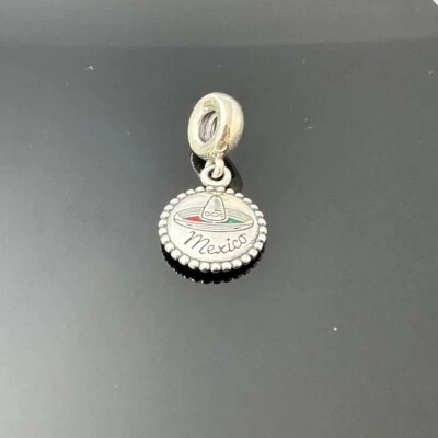 Pandora México Dije Plata Viaje Auténtico Nuevo con Caja #99 Foto 1 de 4