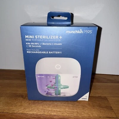 Munchkin Mini Portable Sterilizer 59S with Researchable Battery NEW SEALED - Изображение 1 из 2