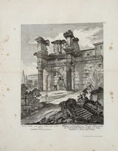 Roma Antico Tempio Pallade Atena Vesta Nerva Colosseo Anfiteatro Foro Romano - Foto 1 di 2