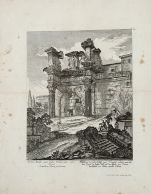 Rom Antike Tempel Pallas Athene Vesta Nerva Kolosseum Amphitheater Forum Romanum - Bild 1 von 2