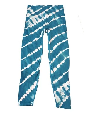 Victoria Secret PINK Seamless Workout Tight High Waist Large Green Tie Dye  - Image 1 of 4