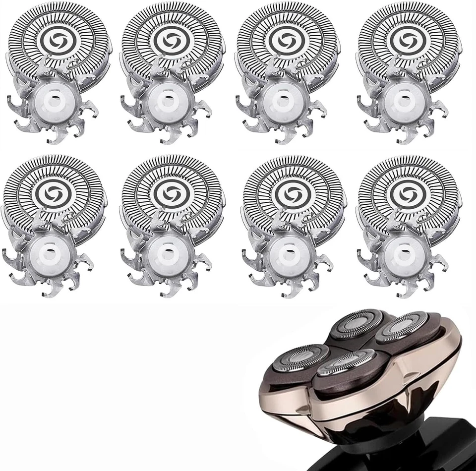 8 Replacement Blades For Pitbull Skull Shaver Platinum Gold Silver Butterfly 8X