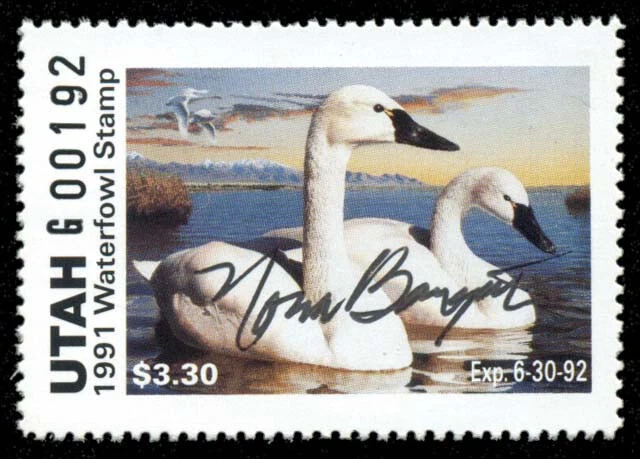 UT6Gs — 1991 Utah Hand-signed Governor Edition - Image 1 of 1