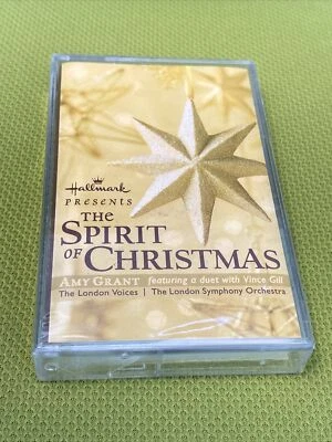 Amy Grant The Spirit of Christmas Hallmark Cassette NEW Sealed - Image 1 of 4