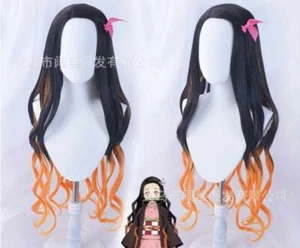 Demon Slayer: Kimetsu no Yaiba Anime Manga Cosplay Perücke Wig 95cm  - Picture 1 of 3