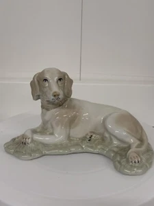 Rare Vintage Jargo Spain Pointer Weimaraner Dog Figure Figurine Ornament - Picture 1 of 12