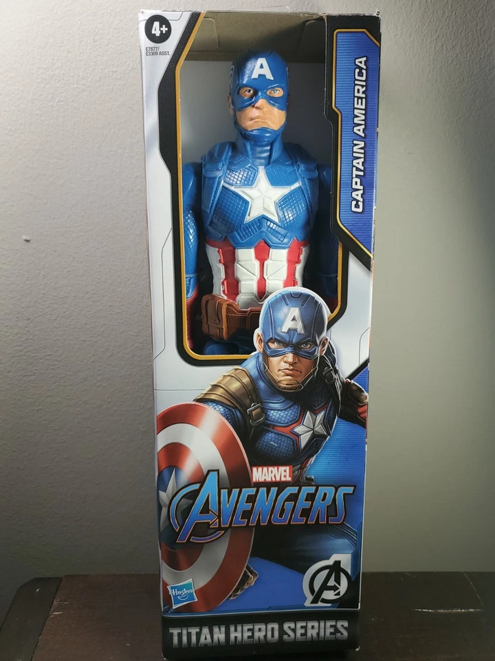 Marvel Avengers Titan Hero Captain America Action Figure 12-Inch No Shield