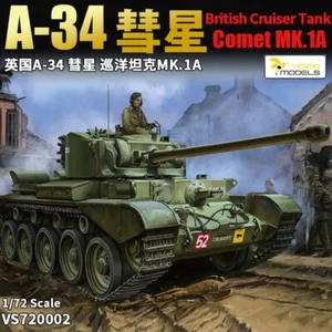VESPID MODELS VS720002 1/72 British Cruiser Tank A-34 COMET MK.1A Plastic Model - Picture 1 of 7