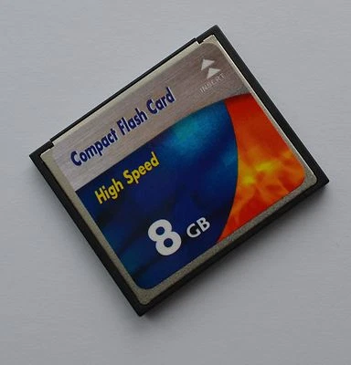 8 GB Compact Flash Card Speicherkarte für Olympus E-410 - Bild 1 von 2