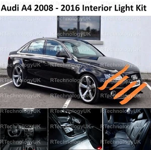 PREMIUM AUDI A4 S4 B8 2008 - 2016 LED INTERIOR UPGRADE KIT WHITE with TOOL KIT - Picture 1 of 1