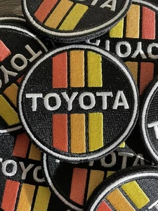 Toyota 3” Retro Patch For Headliner Fits Toyota FJ 4Runner Tundra Tacoma - Picture 1 of 1