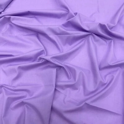 Tela de polialgodón de tela ancha lila por yarda Foto 1 de 4